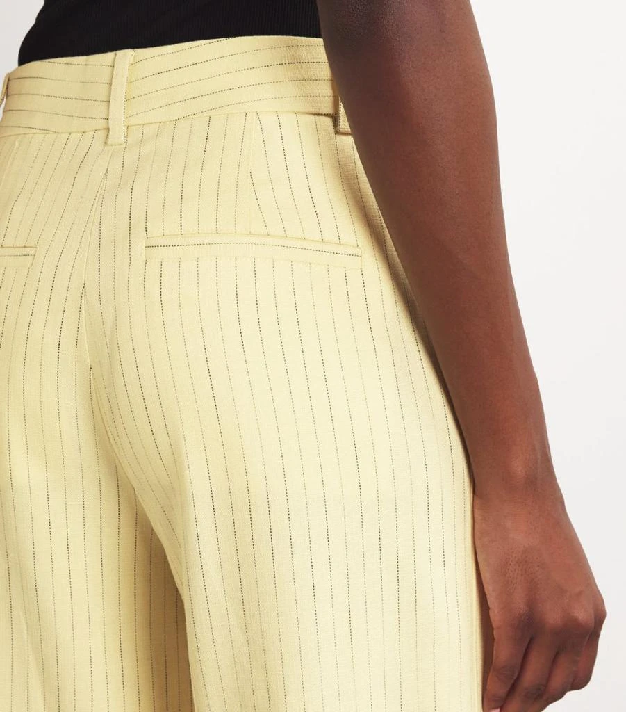 ME+EM Pinstripe Wide-Leg Trousers 6