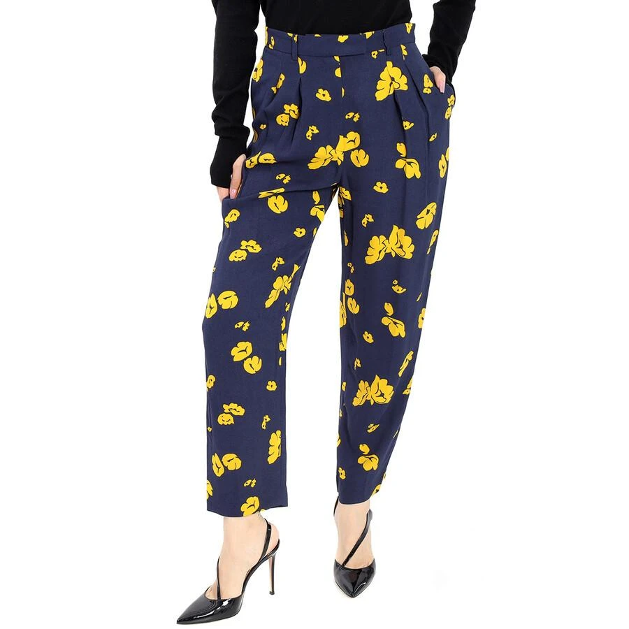 A.P.C. Blue Flower Printed Pants 1