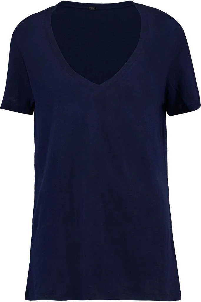 Monrow Slub linen-jersey T-shirt 1
