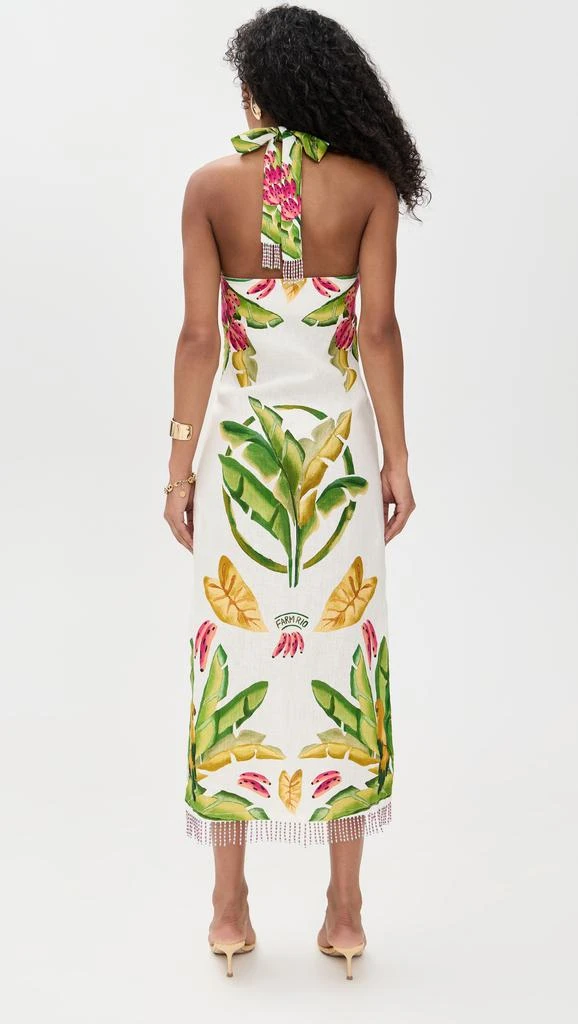 Summer Foliage Scarf Midi Dress  On Sale Now with Up to 80% Off | Discover  Exclusive Deals & Savings at BeyondStyle  Authentic Farm Rio farm rio  dresses|clothing|farm rio clothing|womens|WOMENS|dresses with
