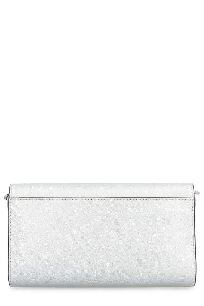 Michael Kors Michael Michael Kors Mona Large Metallic Saffiano Leather Clutch Bag 2