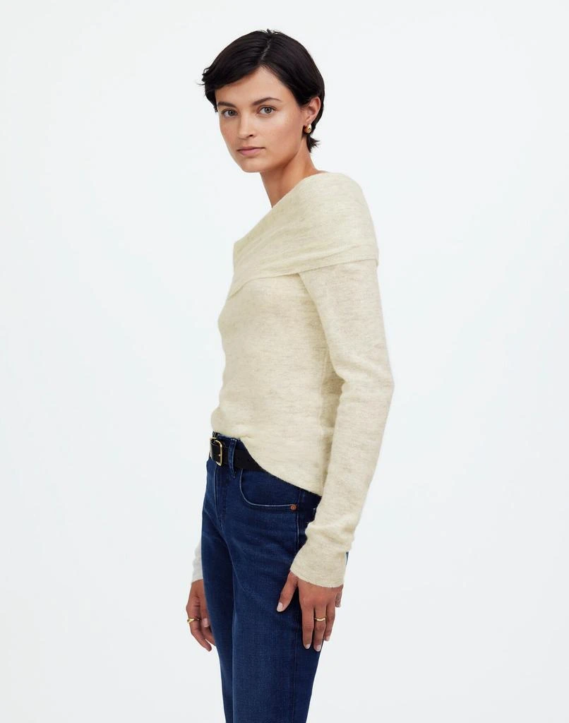 Madewell Alpaca-Blend Off-Shoulder Sweater 2