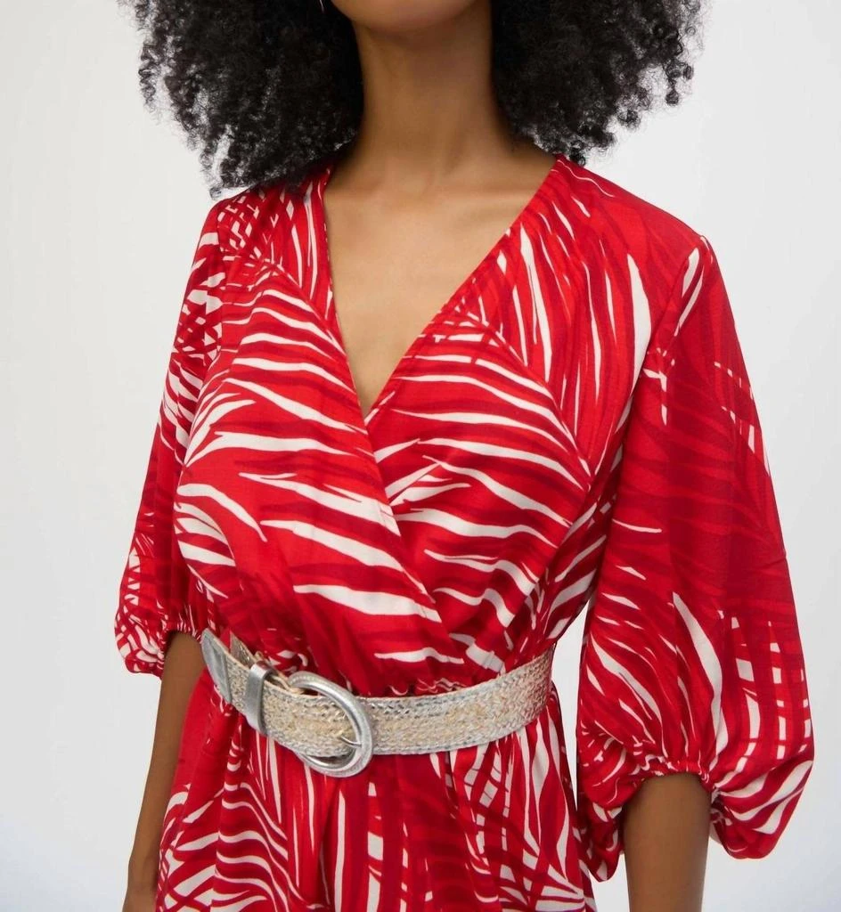 JOSEPH RIBKOFF Joseph Ribkoff - Floral Puff Sleeve Dress 3