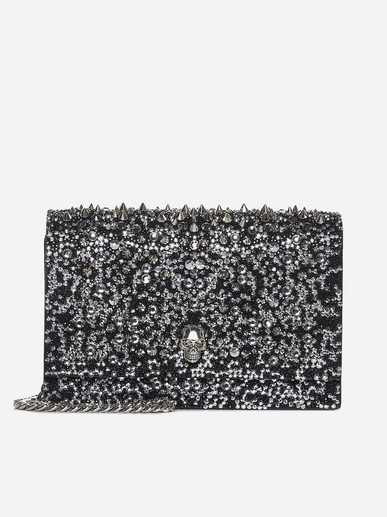 Alexander McQueen Skull studs and rhinestones mini bag 1