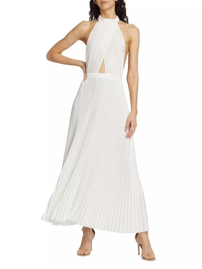L'Idée Renaissance Sleeveless Pleated Gown 2