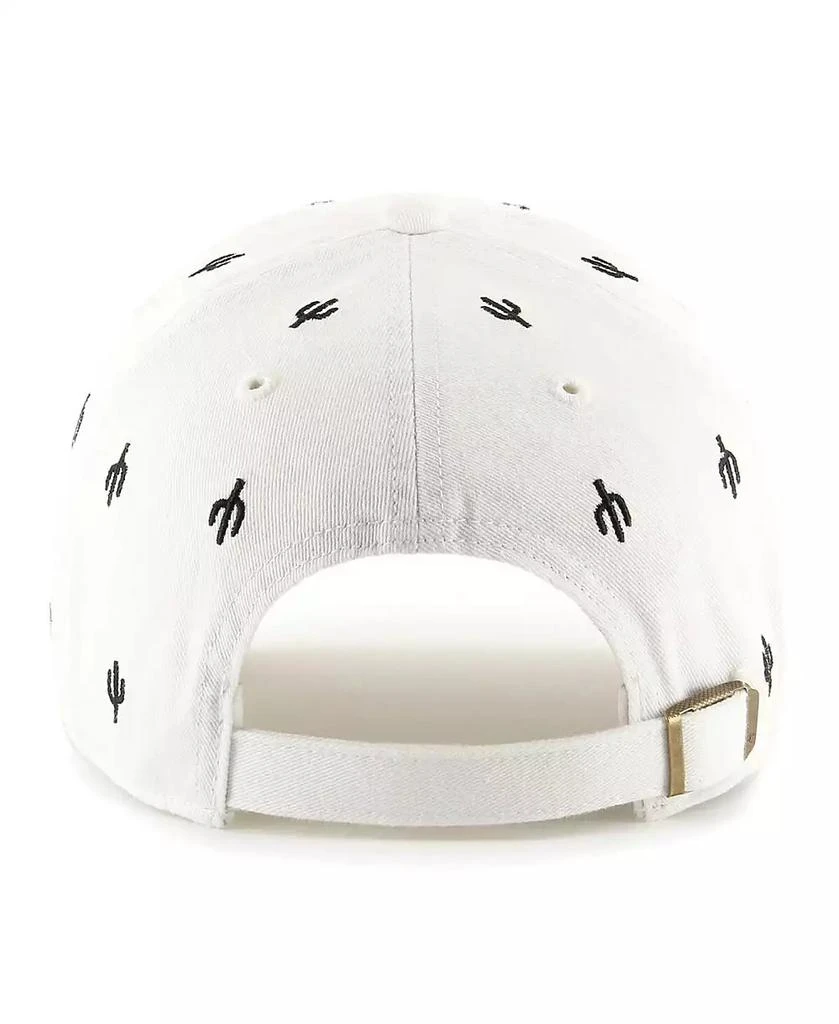 47 Brand Men's and Women's White Las Vegas Raiders Confetti Clean Up Adjustable Hat 2