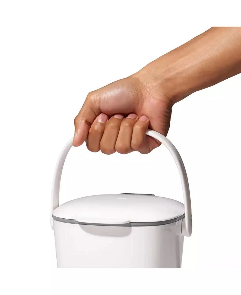 OXO Easy Clean 0.75 Gallon Compost Bin, White 4