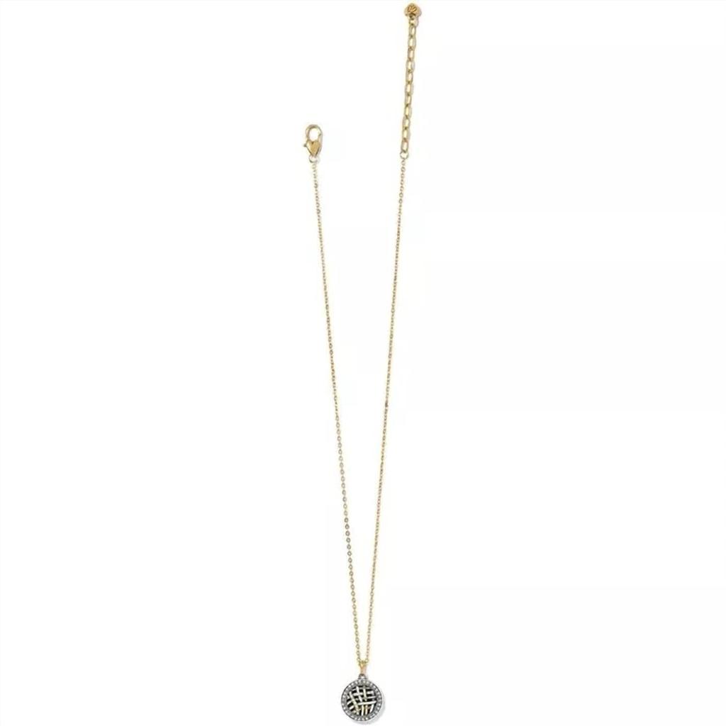Brighton Women's Neptune's Rings Woven Petite Necklace In Gold-Silver