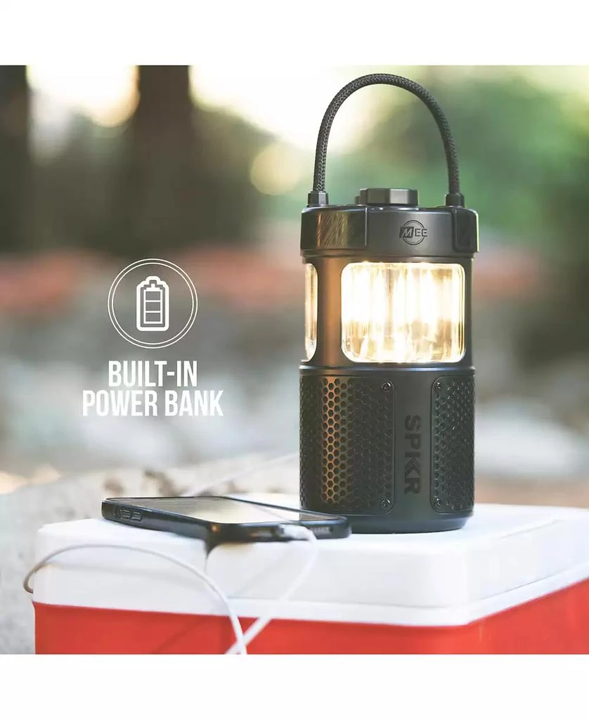 MEE Audio lightSPKR Bluetooth Wireless Speaker w/ Camping Lantern 10