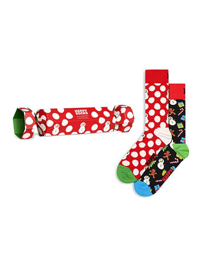 Happy Socks Big Dot Snowman Sock Gift Set 1