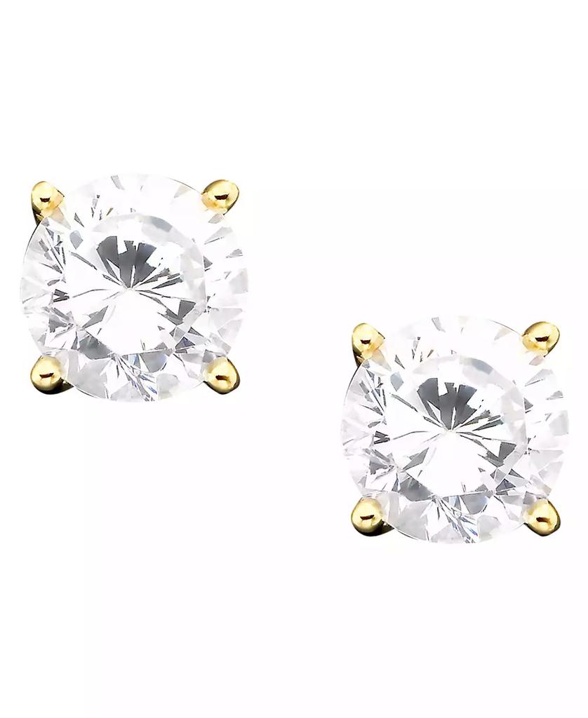 Giani Bernini 18k Gold over Sterling Silver Cubic Zirconia Stud Earrings (1 ct. t.w.)