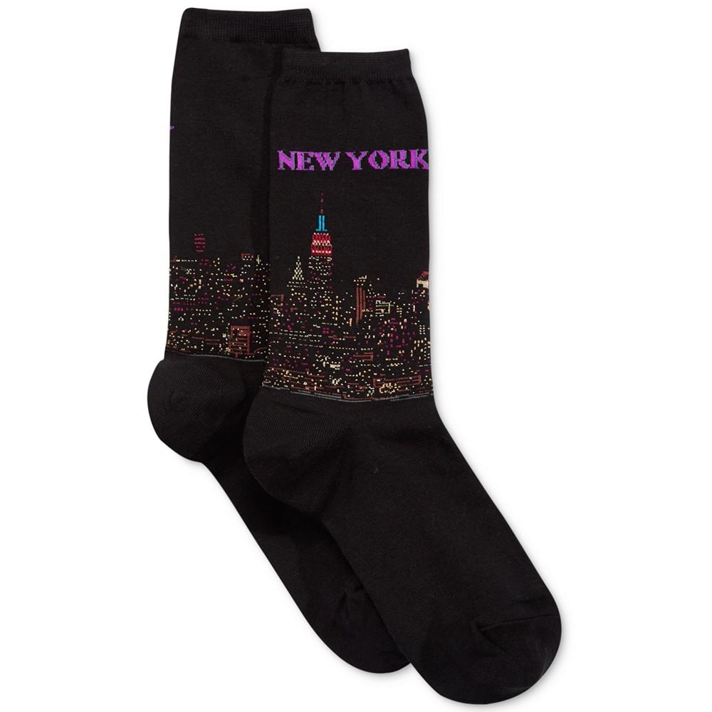 Hot Sox Women's New York Fashion Crew Socks