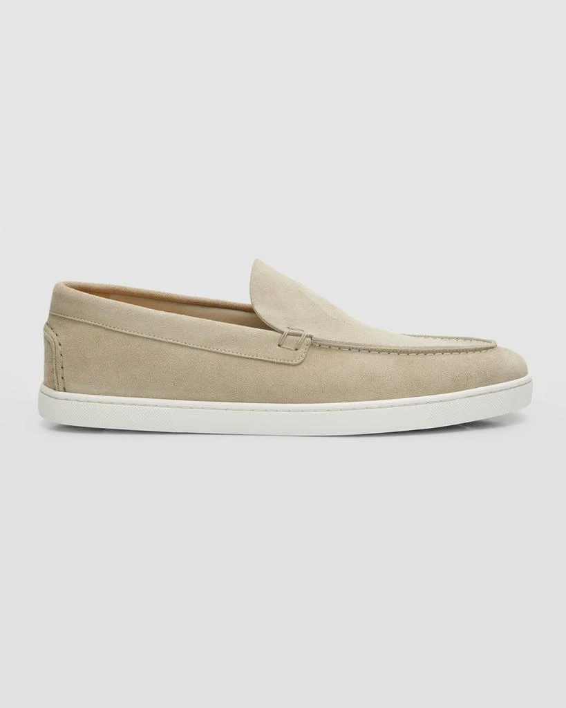Christian Louboutin Men's Varsiboat Red Sole Leather Boat Shoes 1