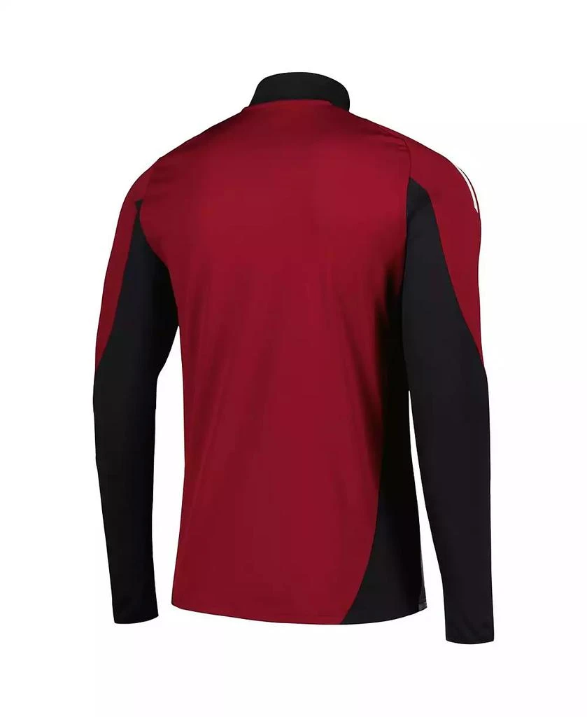 Adidas Men's Burgundy Newcastle United 2024/25 AEROREADY Raglan Quarter-Zip Training Top 2