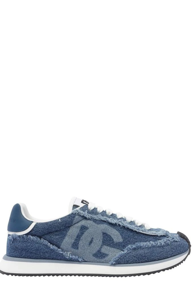 Dolce & Gabbana Dolce & Gabbana DG Logo Printed Denim Sneakers 1