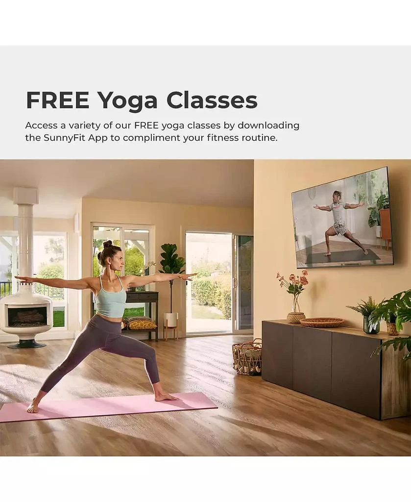 Sunny Health 
Fitness Anti-Slip Dual Color Exercise Yoga Mat,Purple 4