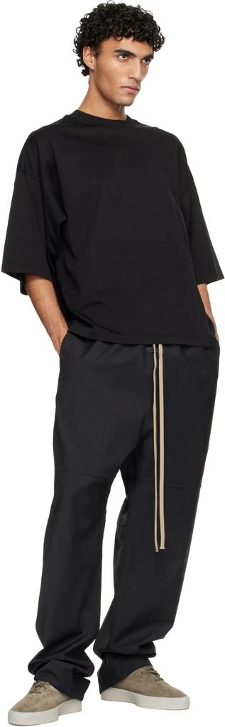 Fear of god Black Technical Split Knee Lounge Pants 4