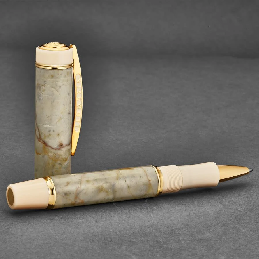Visconti 685RL00 'Millionaire' Valencia Cream Marble Rollerball Pen 3