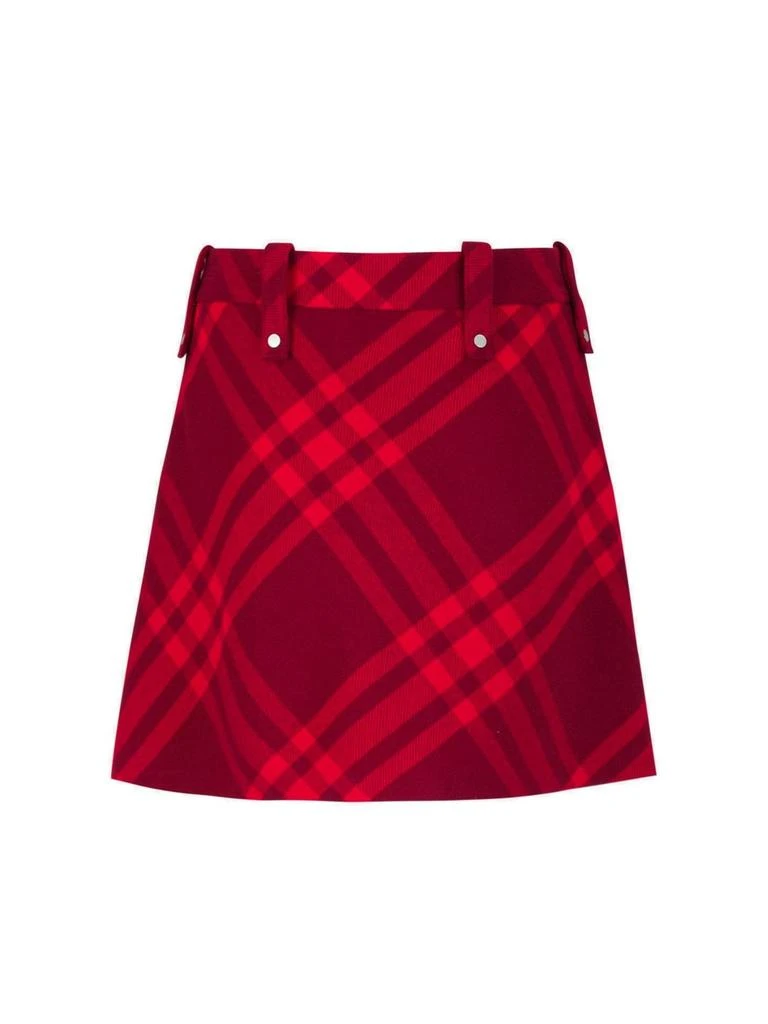 Burberry Burberry Plaid Pleated Mini Skirt 2
