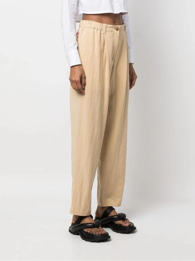 Kenzo High-Waisted Beige Trousers 2