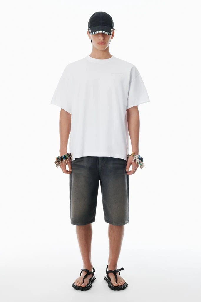 Alexander Wang White Cotton Logo T-Shirt 5