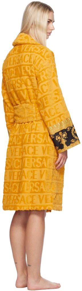 Versace Yellow 'I Heart Baroque' Robe 3