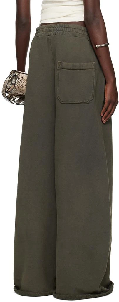 LU'U DAN Black Raw-Cut Bontan Sweatpants 3