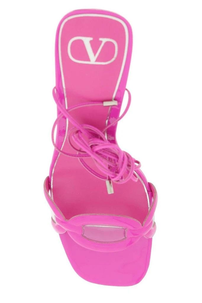 Valentino Valentino Square Toe Ankle Strap Sandals 3