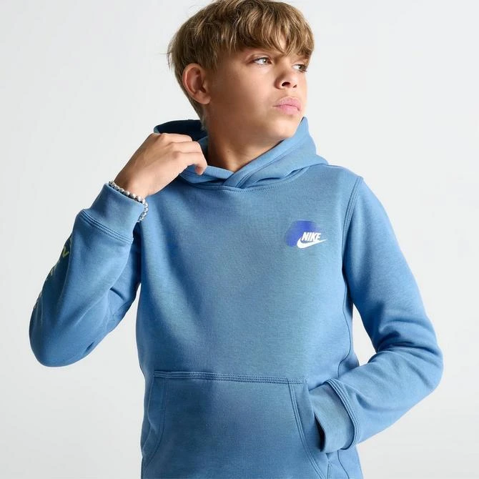 NIKE Kids' Nike Sportswear Standard Issue Fleece Pullover Hoodie 5