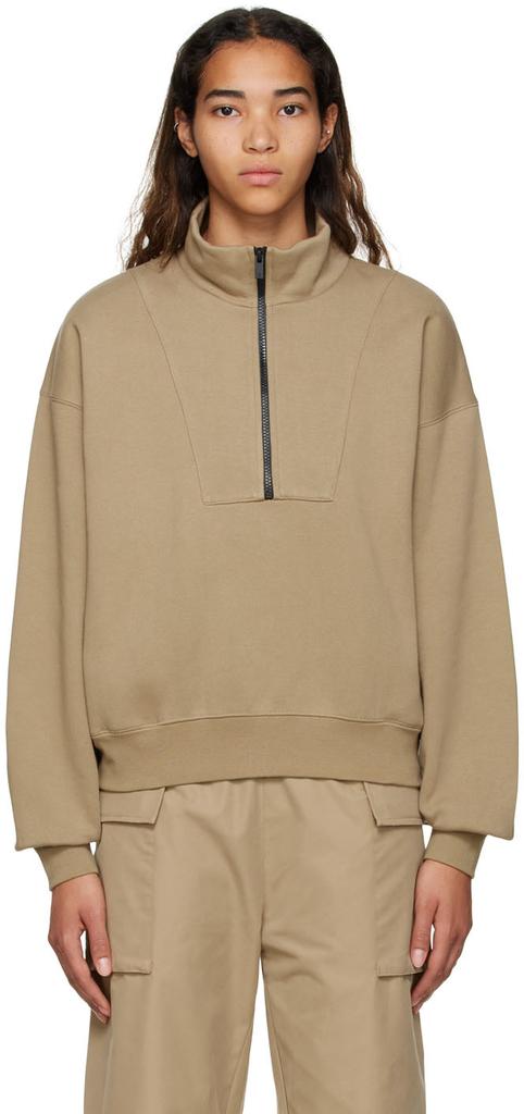 Fear of God ESSENTIALS Tan Cotton Sweatshirt