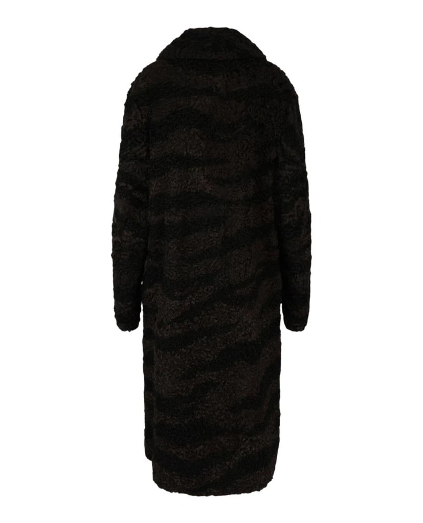 Gucci Zebra Pattern Shearling Coat 2