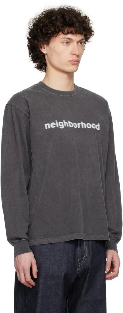 NEIGHBORHOOD Gray NH. LS-3 T-shirt 2