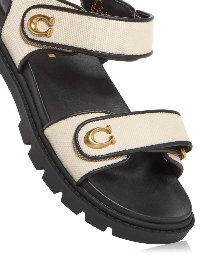 Coach Women's Brynn Woven Sport Sandals 6