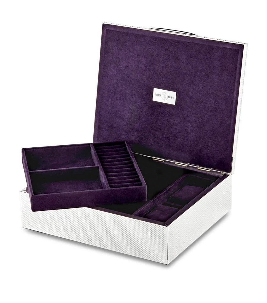 Wolf Silver-Plated Jewellery Box 2