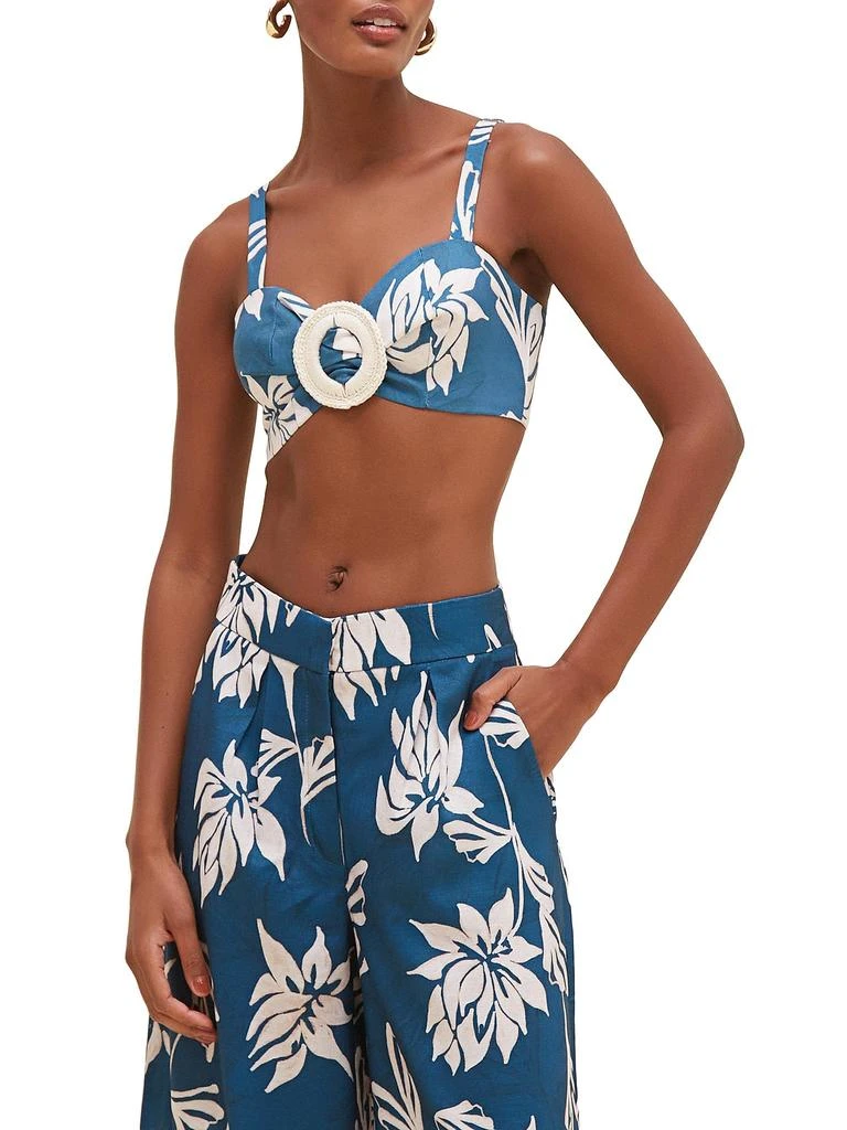 PatBO Artichoke Bralette Top