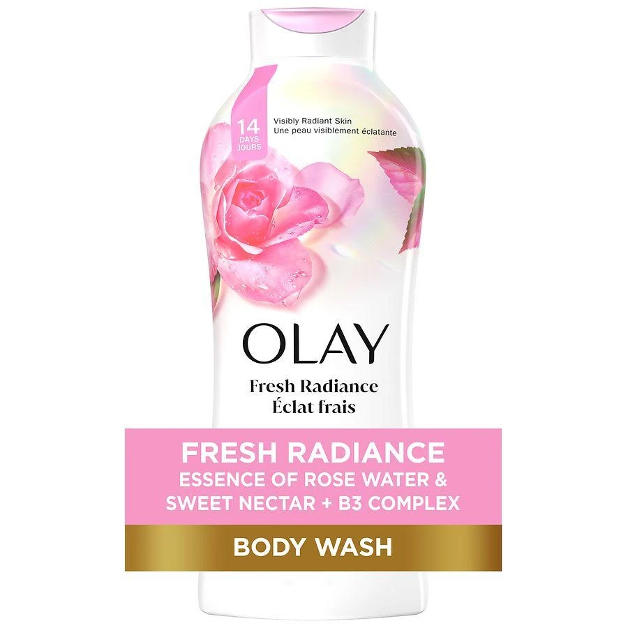 Olay Body Wash Rose Water & Sweet Nectar 1