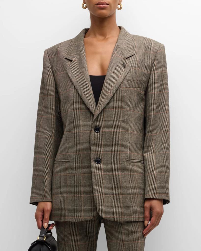 FRAME Grandfather Check Blazer 3