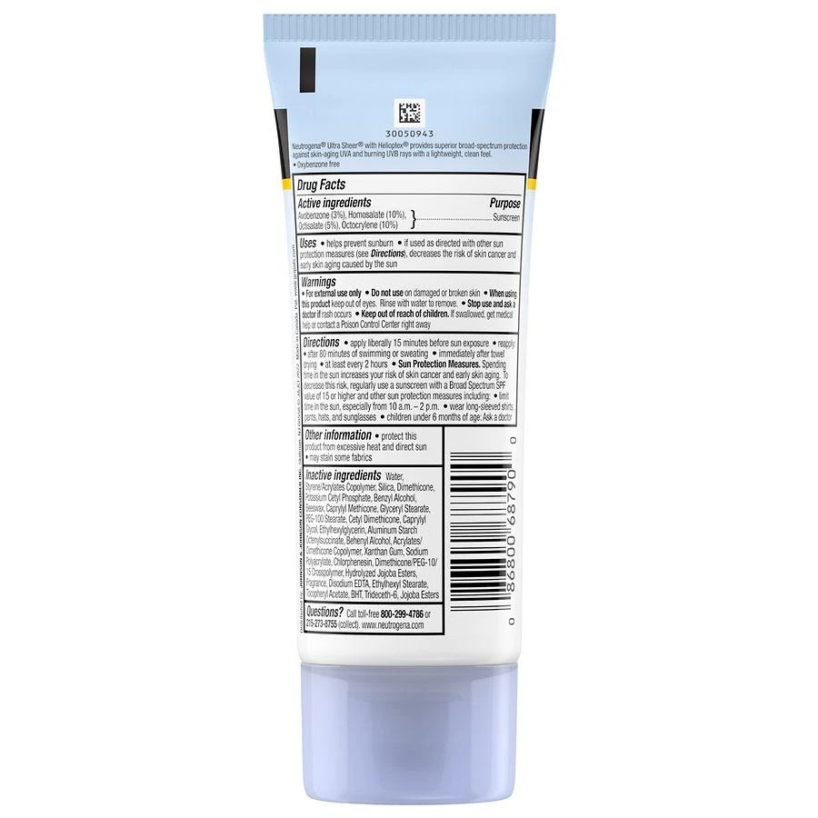 Neutrogena Ultra Sheer Dry-Touch SPF 55 Sunscreen Lotion 2