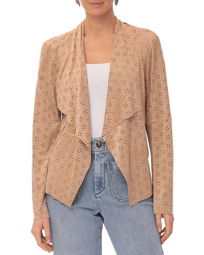 Bagatelle Faux Suede Drape Jacket 1