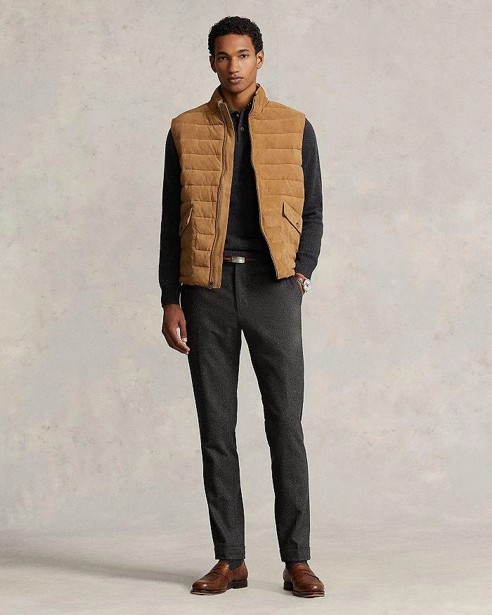 Ralph Lauren Suede Quilted Full Zip Vest 2