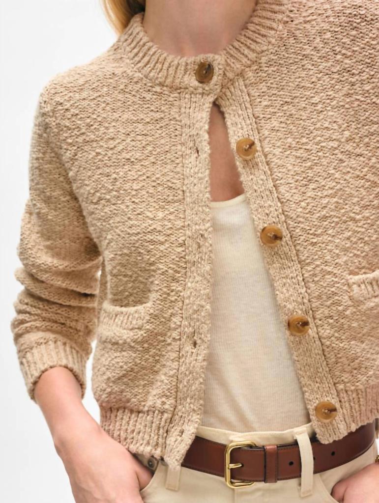 White + Warren White + Warren - Cotton Slub Pocket Cardigan