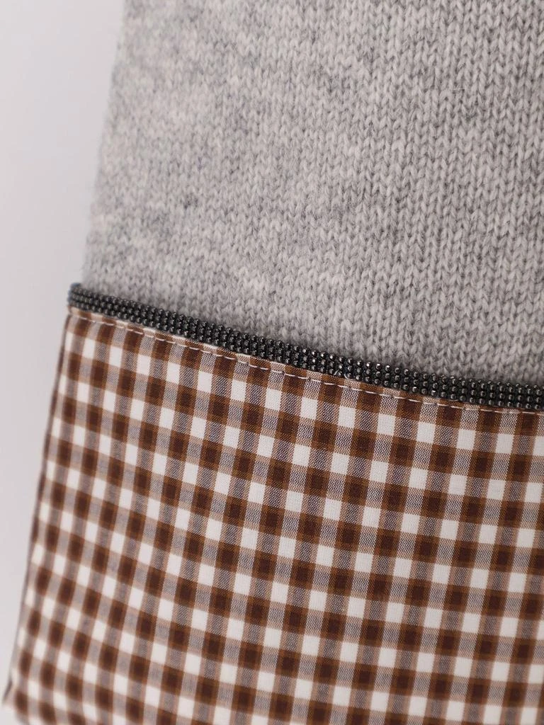 Brunello Cucinelli Brunello Cucinelli Shiny Shirt Detail Jumper 3