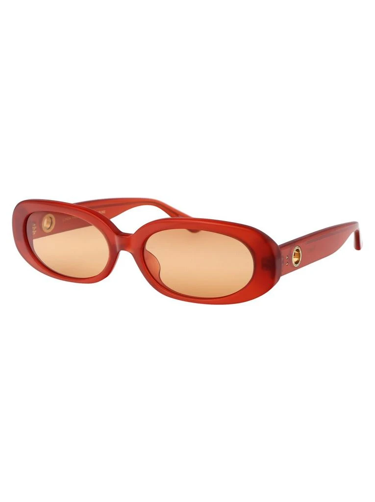 Linda Farrow Linda Farrow X Rowen Rose Cara Oval Frame Sunglasses 2