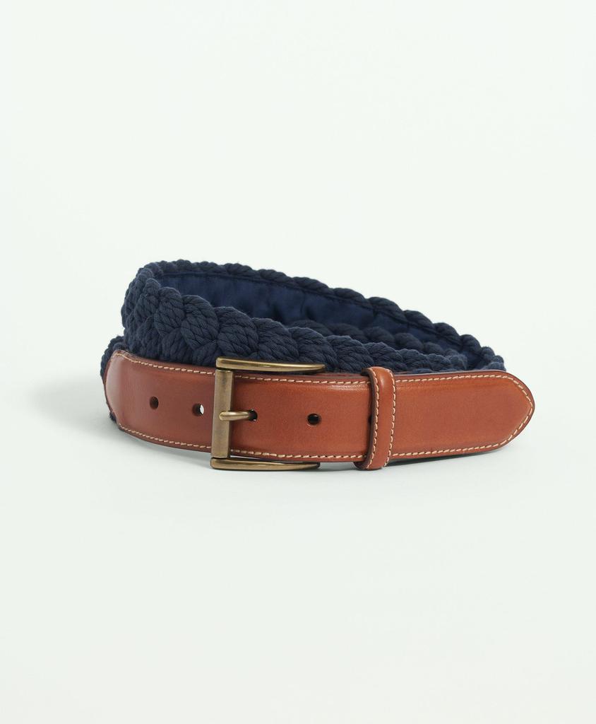 Brooks Brothers Braided Cotton Belt