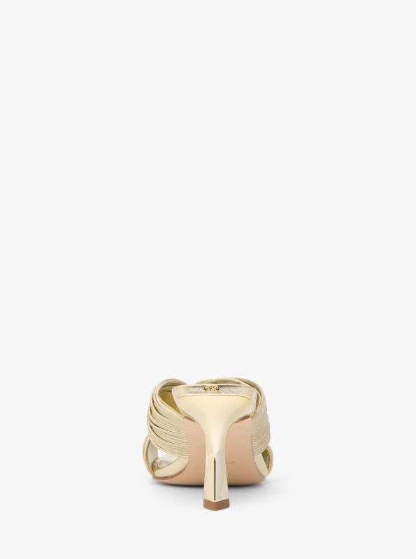 Michael Kors Alessia Metallic Mule Sandal 3