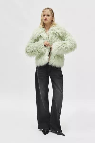 Unreal Fur Unreal Fur Saint Tropez Faux Fur Cropped Jacket
