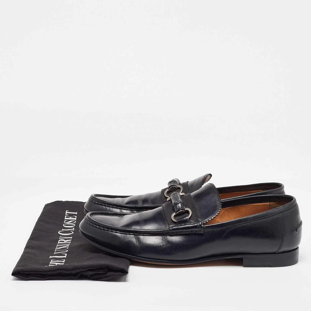 Gucci Black Leather Loafers with Bamboo Detail s-l400.jpg main image 2