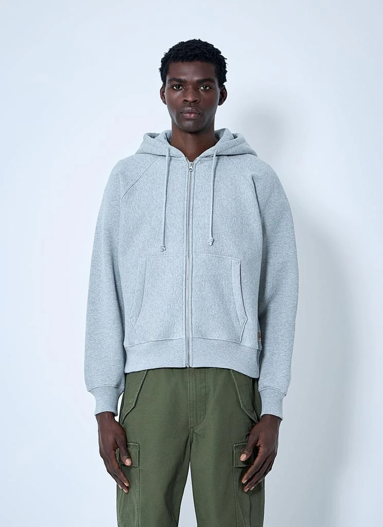 STUSSY Hooded Zip-Up Sweatshirt 1