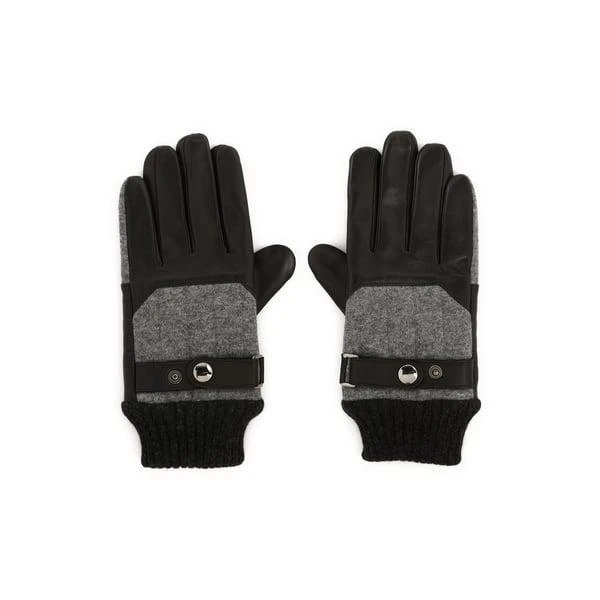 Saison 1865 Bi-material cotton gloves