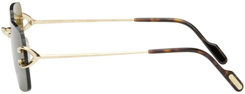 Cartier Gold 'C De Cartier' Sunglasses 3